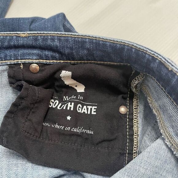 Adriana Goldschmied The Prima Mid Rise Cigarette Denim Jeans Size 27 R - Picture 9 of 11